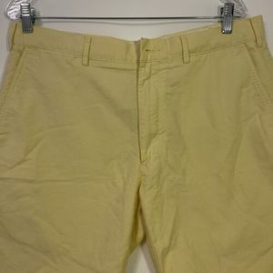 POLO Ralph Lauren Yellow Preston Short Cotton‎ Chino Shorts Men's Size 36